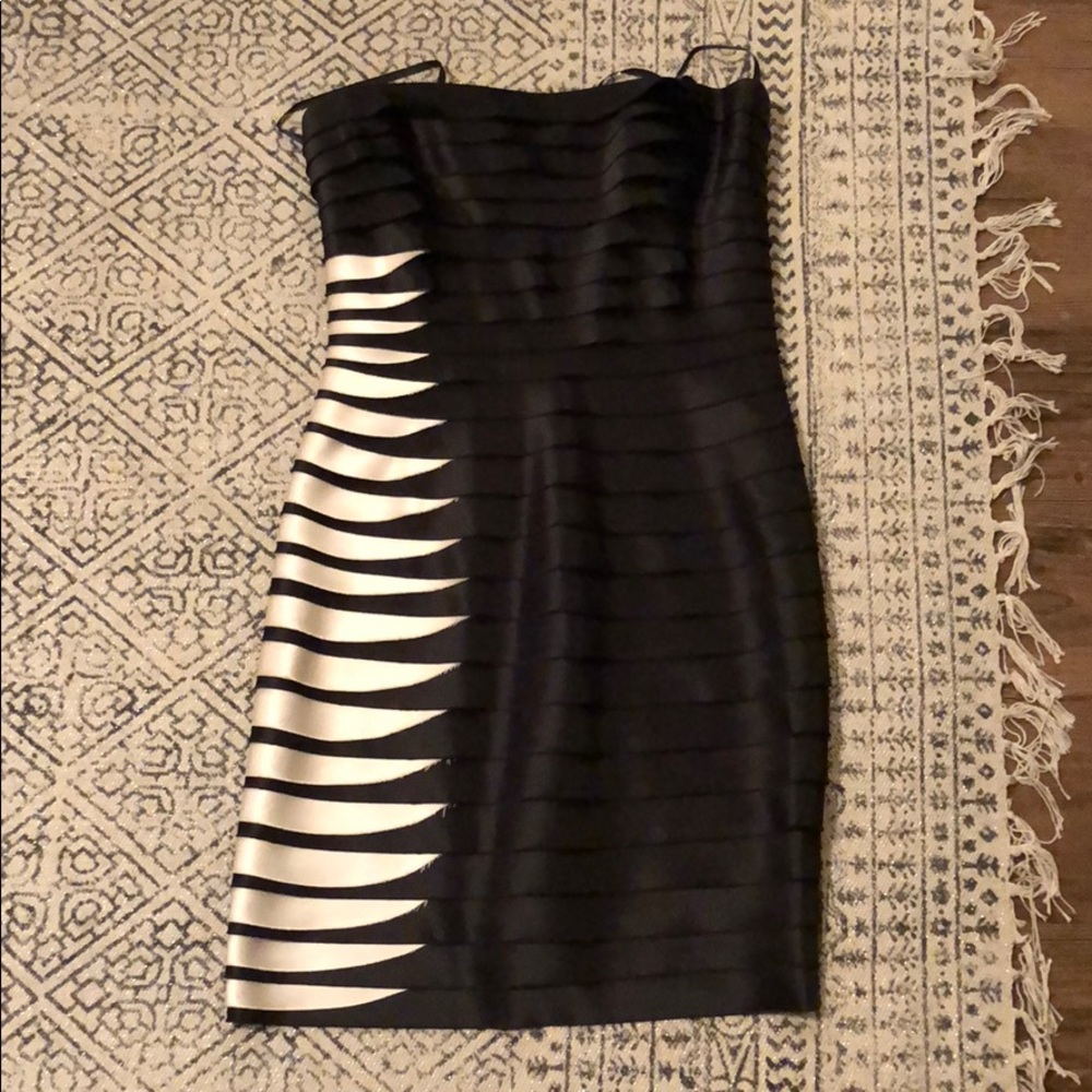 BCBG strapless dress